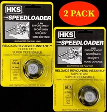 HKS DSA Speedloader for 38 spl for Colt Detective Special & Cobra  *2 PACK*