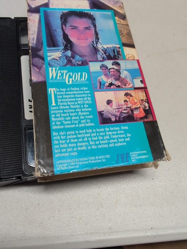 WET GOLD: Pre-Owned VHS Tape 1984- Brooke Shields - 第 11/11 張圖片