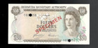 Bermuda, 1978, QE11, $50 Dollars, SPECIMEN Overprint, P-32b, CRISP UNC!