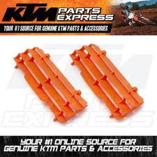 NEW KTM RADIATOR PROTECTION PLASTIC COVERS ORANGE SX XC SXF 2X 7733503400004