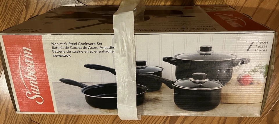 NUEVO Juego de utensilios de cocina antiadherentes Sunbeam de 7 piezas Foto 2 de 3