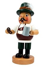 R&auml;ucherm&auml;nnchen Bayer Rauchfigur Tracht Ma&szlig;krug Ma&szlig; 19cm Bajuware Brezen Krug
