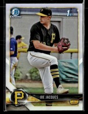 2018 Bowman Draft #BDC-24 Joe Jacques Chrome Refractors card