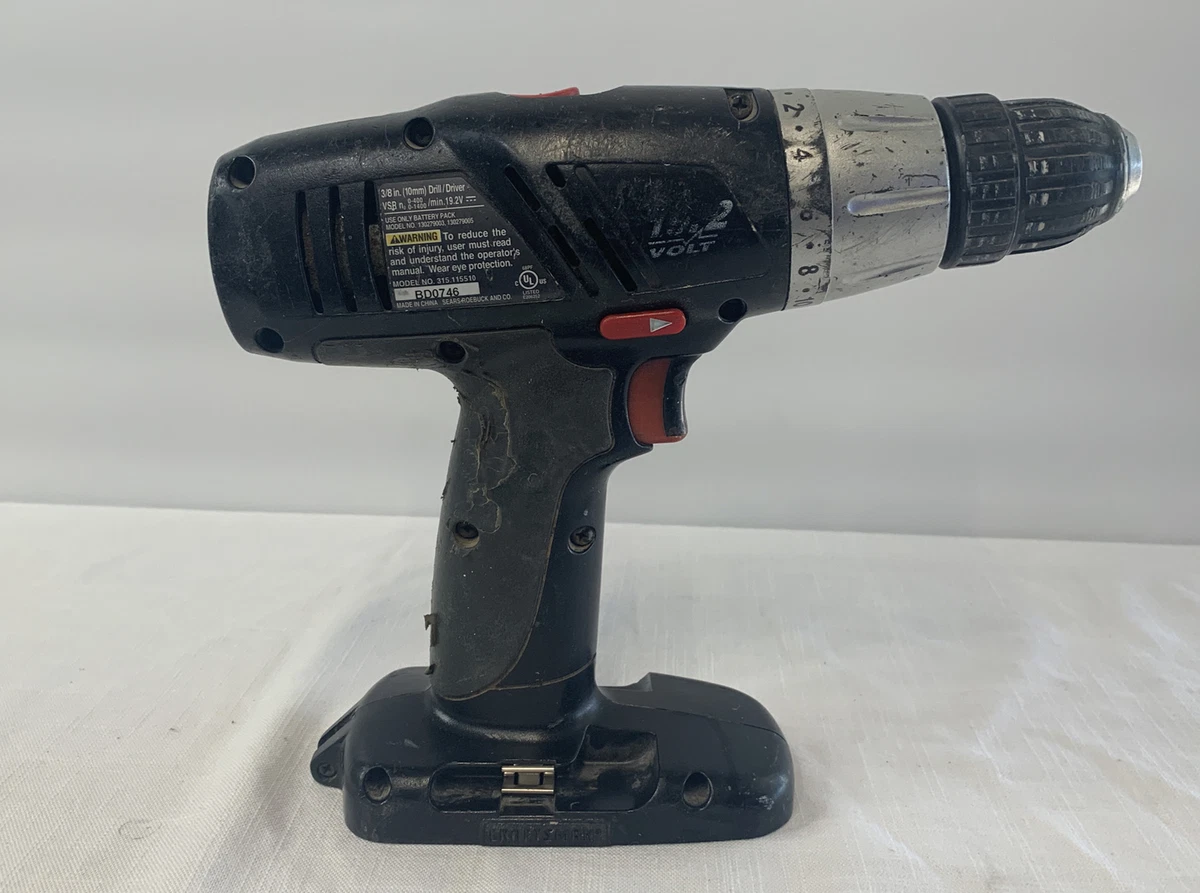 Craftsman 19.2V Compact Model 315.116400 3 8 Drill Driver Tool