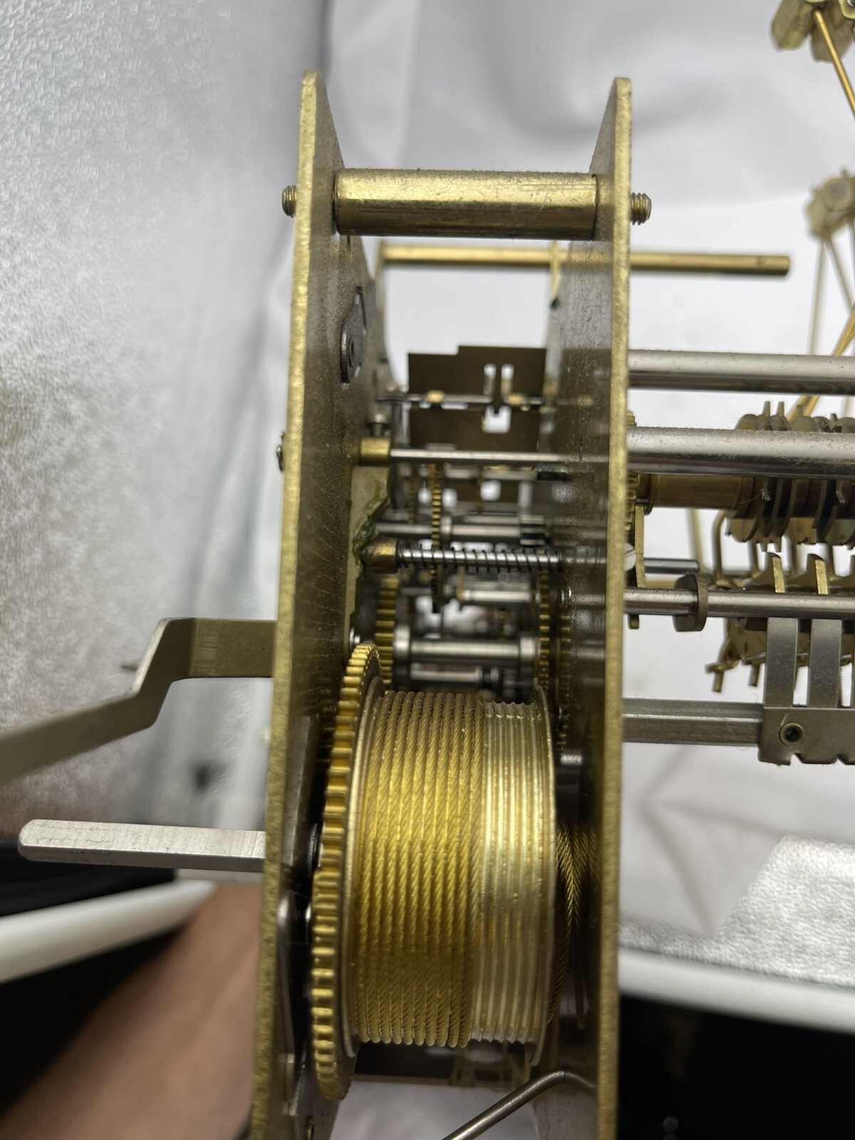 Used Grandfather Clock Movement Hermle for parts 2061853 SK 114cm eBay