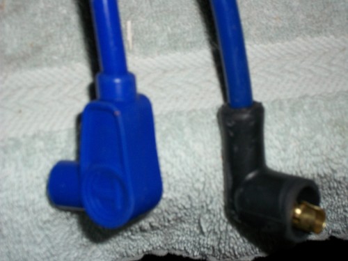 HECHO EN EE. UU. TAYLOR BUJÍA CABLES AZUL SPIRO PRO 76629 SBC STD PEQUEÑO CHEVY BLO - Imagen 3 de 5