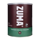Zuma Fairtrade Dark Hot Chocolate 33 Percent Cocoa 2kg Tin Rich Mix