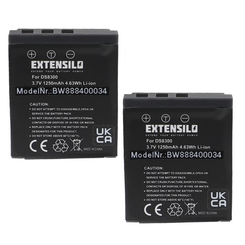 2x Battery for Medion Traveler DC-8500 DC-XZ6 DC-8300 DC-8600 DC-X5 1250mAh 3.7V - Picture 4 of 4