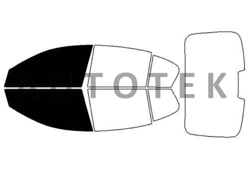 Película precortada ventanas delanteras de dos puertas cualquier tono de tinte para sedán INFINITI Q40 2015 - Imagen 2 de 11