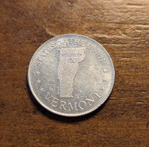 Token conmemorativo del juego de monedas Vermont Shell States of the Union - Imagen 3 de 4