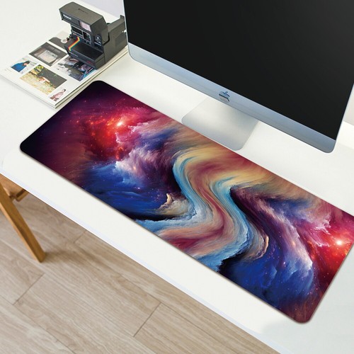 Tapis de jeu en cuir spatial souris de bureau clavier tapis ordinateur portable ordinateur de bureau MacBook - Photo 12/33