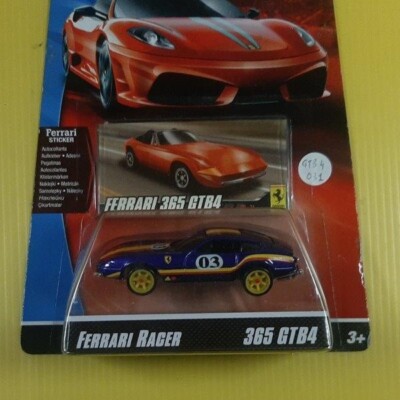 Hot Wheels FERRARI RACER 365 GTB4 #03 Blue #20/24 Rare (Diecast123