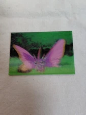 Venomoth Japanese Lenticular 3D Card Meiji Milk Cocoa Pokemon 11888