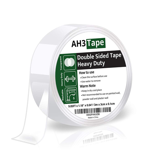 Ah3 Tape Nano Double Sided Tape For Walls Transparent Removable Poster Tape Ebay