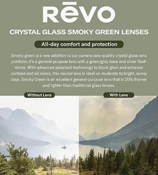 OCCHIALE SOLE/SUNGLASSES  REVO DEXTER RE 1127 02 SG50 POLARIZZATO/POLARIZED - Imagen 3 de 4