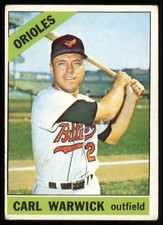 1966 Topps #247 Carl Warwick Baltimore Orioles