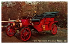 postcard 1909 Ford Model T Tonneau Touring 980 classic A7506