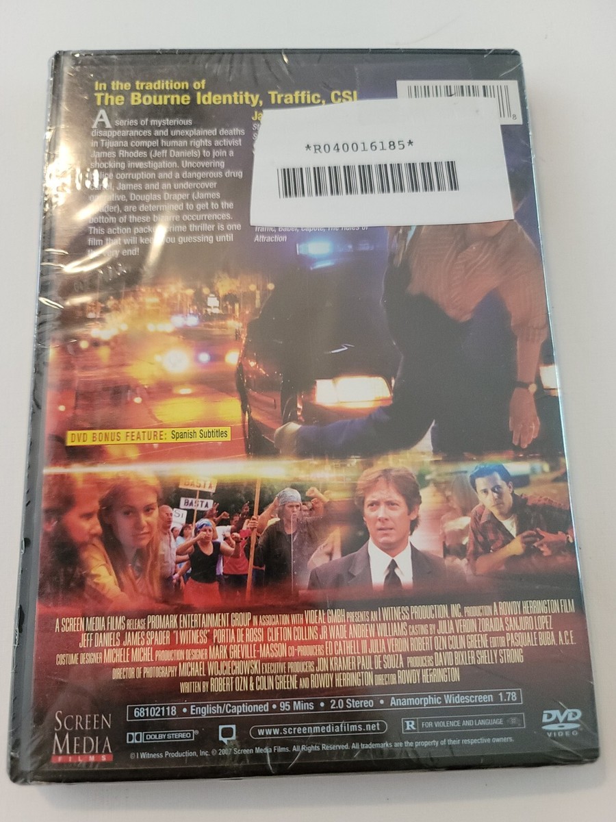 ●I-WITNESS I WITNESS - Jeff Daniels Portia De Rossi DVD 25195016988| eBay
