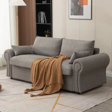 2/3 Seater Upholstered Sofa Settee with Under Storage Living Room Office, Panana
