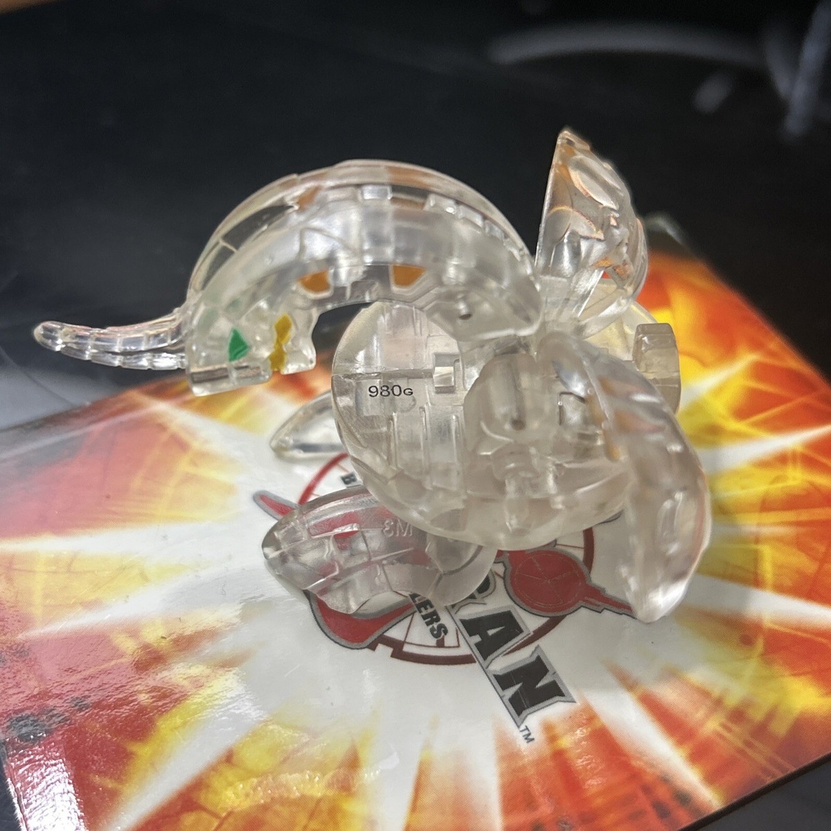 Bakugan B2 Classic Dragonoid Transparent - État Parfait - Occasion - Battle Brawlers