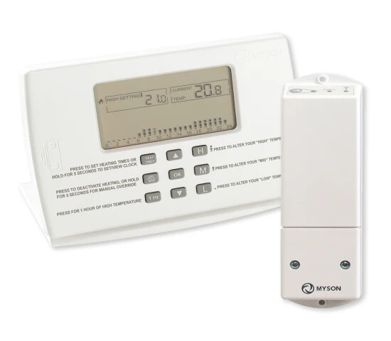 MYSON PLUS RF PROGRAMMABLE ROOM THERMOSTAT MPRT RF | eBay