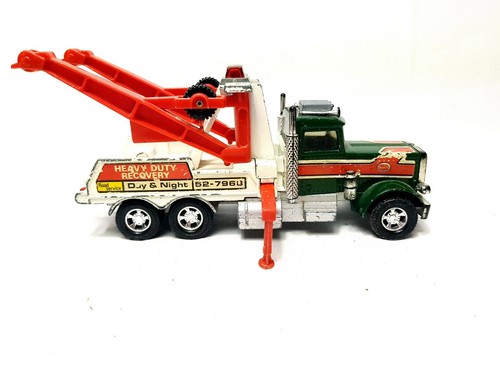 Matchbox SuperKings 1978 Peterbilt Tow truck By Lesney Heavy Duty Recovery - Picture 3 of 9