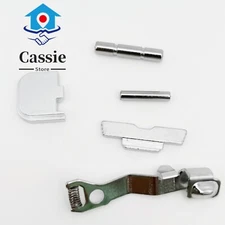 Glock 43 43X 48 Gen 1/2/3/4/5 Extended Slide Stop Release Pin Control Kit Silver