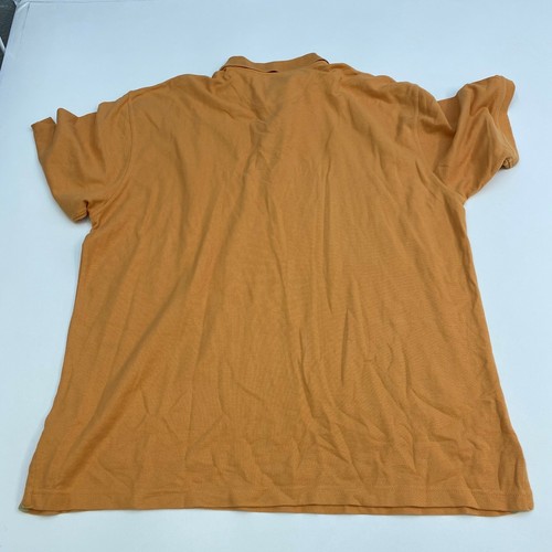 Joseph & Feiss Polo Shirt Men's Size 2XL Short Sleeve Orange Classic Fit Cotton - Picture 5 of 8