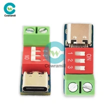 1-10PCS USB-C PD Trigger Board Module PD/QC Decoy Board Fast Charge USB Type-C