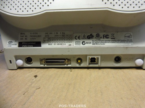Fujitsu FI-5120C A4 Color Scanner USB 600DPI A4 24bit Duplex 94850 SCANS / LINES - Bild 4 von 5