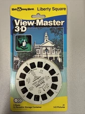 Walt Disney World, Liberty Square., View-Master 3-D Reel Set , Sealed, 1988