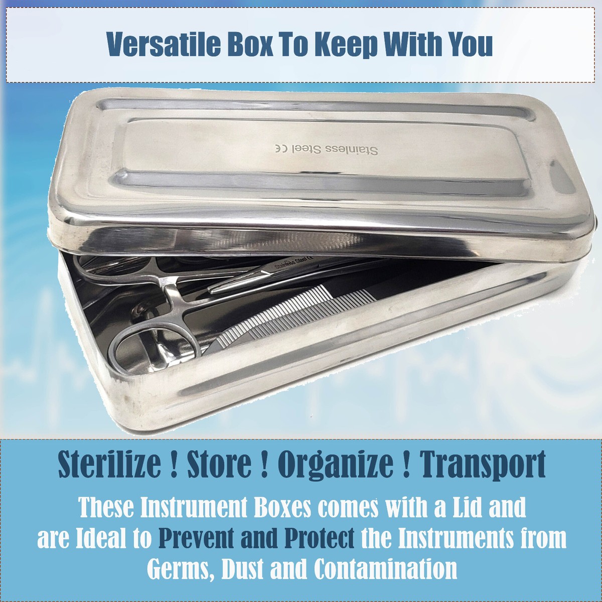 13 Pcs Minor Surgery Suture Kit with instrument Box for