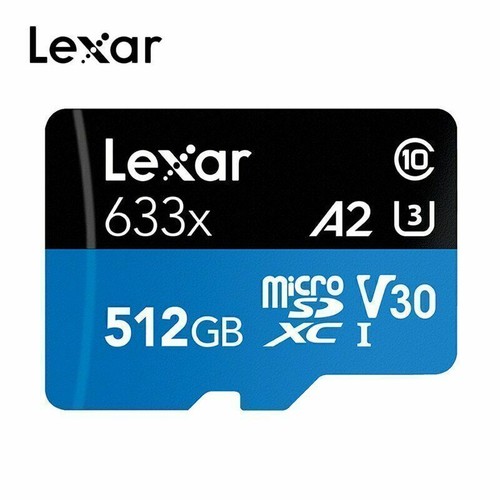Lexar 633X 128/ 256/ 512GB U3 V10/V30 A1/A2 Class 10 MicroSD XC TF Memory Card - Picture 5 of 11
