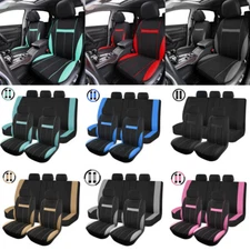 For Subaru Forester Cloth Car Seat Covers Full Set Front Rear Protector Cushion