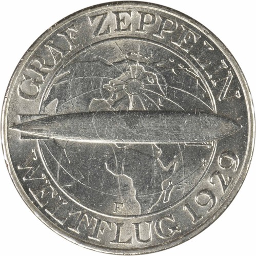 1930 F Germany Weimar 3 Mark KM67 UNC Uncertified #836 - Picture 2 of 2