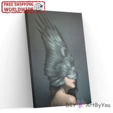 Paint By Numbers Canvas Art Draw Artist Painting Oil Kit Home Decor Wing Adult