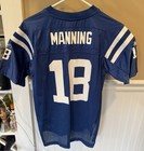 Vintage Peyton Manning Indianapolis Colts Reebok  On Field Jersey Youth Large