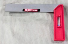 Kid's Craftsman Tools Replacement Carpenter Square W/Ruler  Level Bubble 6"