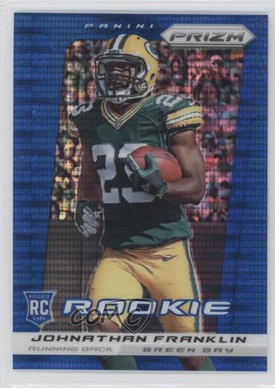 2013 Panini Prizm Wal-Mart Blue Pulsar Johnathan Franklin #245 Rookie RC 0a1