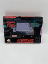 Super Nintendo SNES Cleaning Kit Cartridge With Box