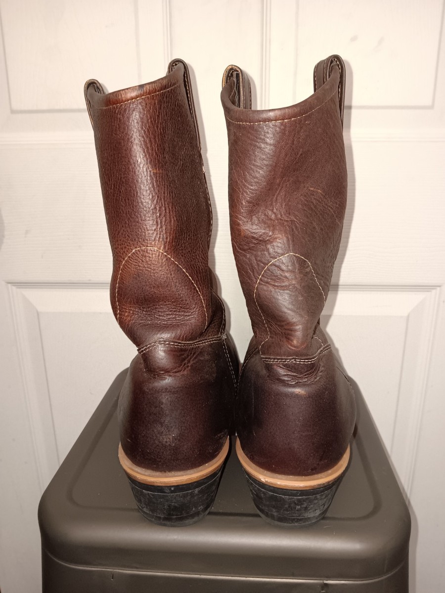 靴 CHIPPEWA / Wellington Boots Chippewa Wellington Boots Men's Size 14D Steel Toe Chocolate EUC