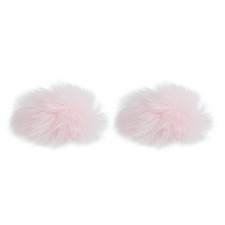 Furry Microphone Windscreen 5mm x 55mm for Microphone Pink 2 Pack