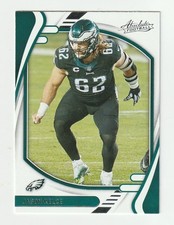 2021 Panini Absolute #77 Jason Kelce card, Philadelphia Eagles