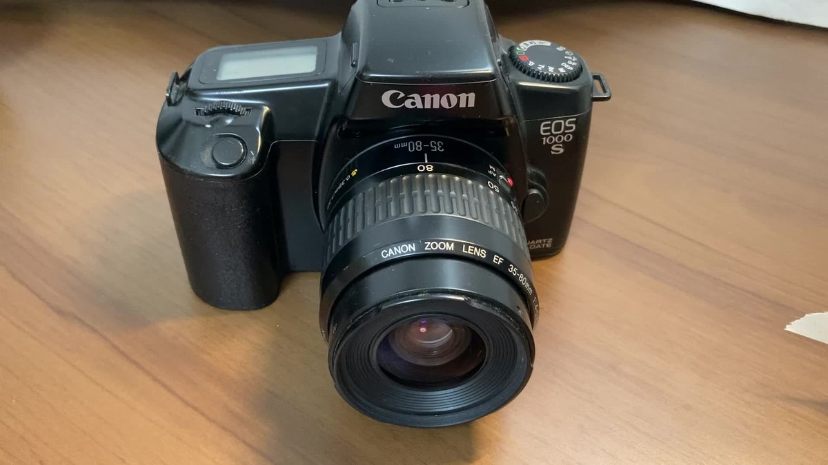 N.MINT」Canon EOS 1000S Film Camera + ZOOM EF 35-80mm 1:4