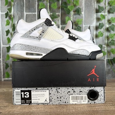 Size 13 - Air Jordan 4 Retro White Cement 2016 IV 840606-192 OG Authentic