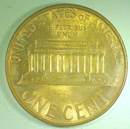 2001 D Lincoln Memorial Penny Grease Strike Error Date & Lib *FREE SHIPPING* - Picture 4 of 4