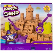 Beach Sand Kingdom Playset with 3Lbs of Beach Sand, includes Molds and Tools,...