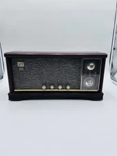 Vintage Arvin Model 35R48 AM/FM Tube Radio Walnut 1960’s Desktop WORKS READ!!