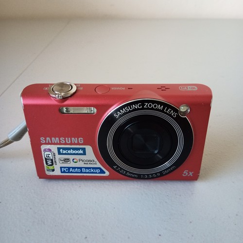 Samsung SH100 fotocamera digitale 14,2 MP 5x zoom ottico Wi-Fi rosso pacchetto bello leggere - Foto 4 di 12