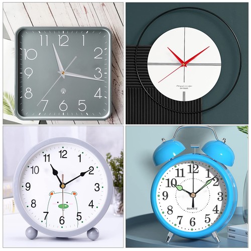 6 Pieces Clock Mechanism Kit with 9 Pack Clock Hands Silent Sweep Clock Motor K - Picture 4 of 7